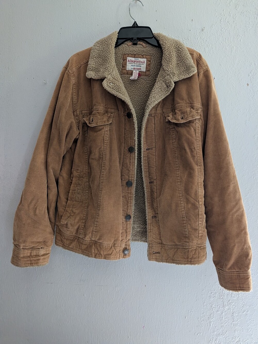 Aéropostale Corduroy Sherpa Jacket